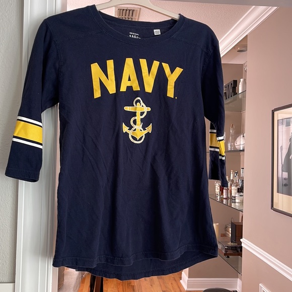 Tops - Naval Academy 3/4 sleeve Tee